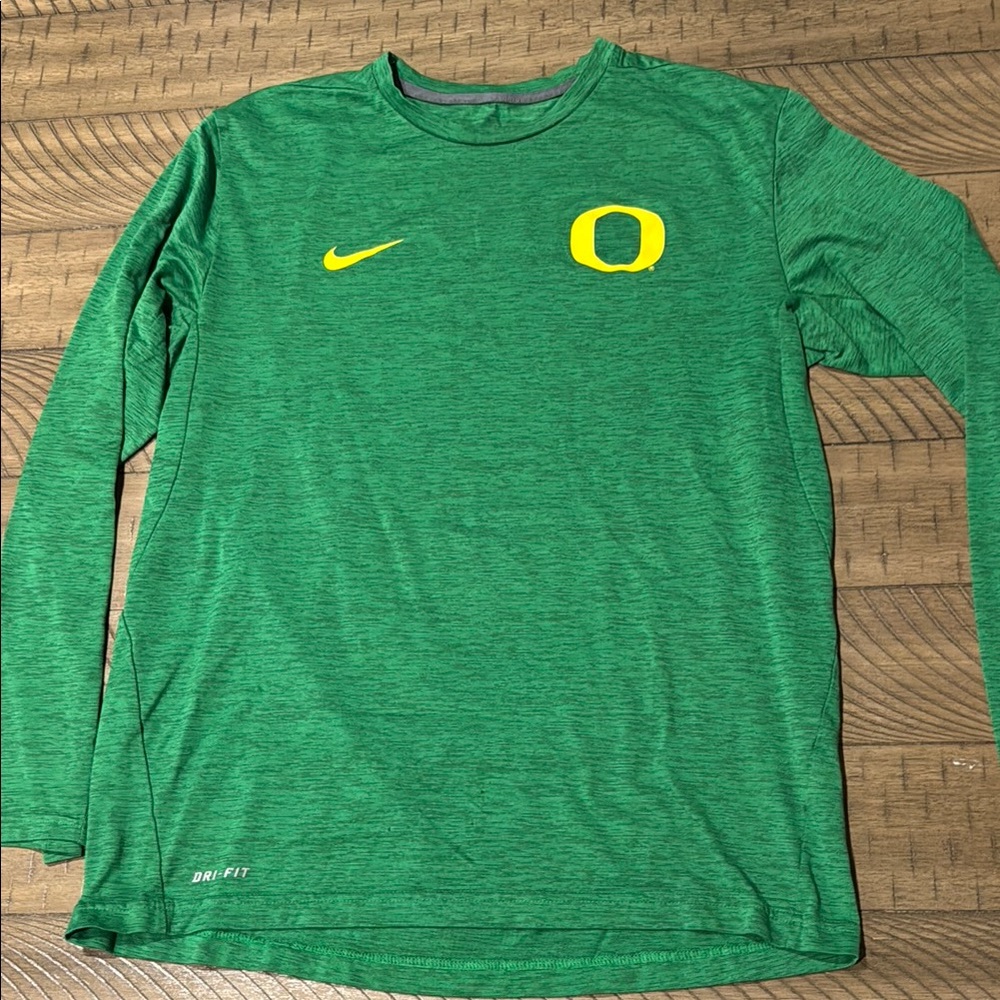 Nike Green Long Sleeve Men's Shirt